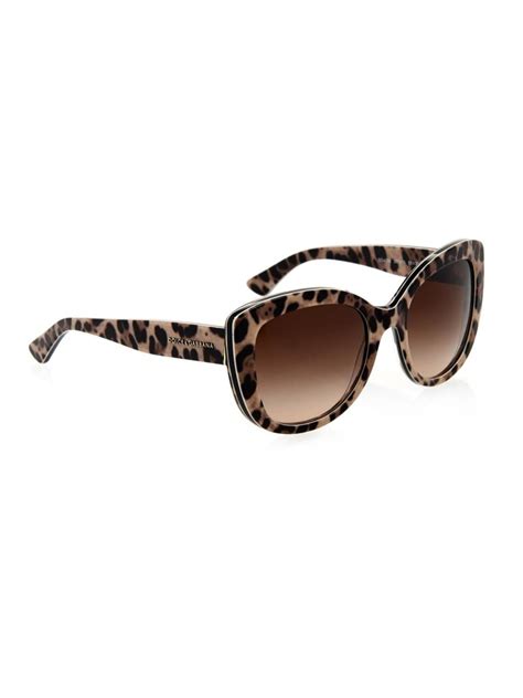 dolce gabbana sonnenbrille schwarz leopard print|Half print sunglasses in Leo print for Women .